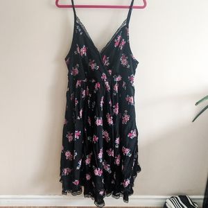 TORRID Black and Floral Sundress